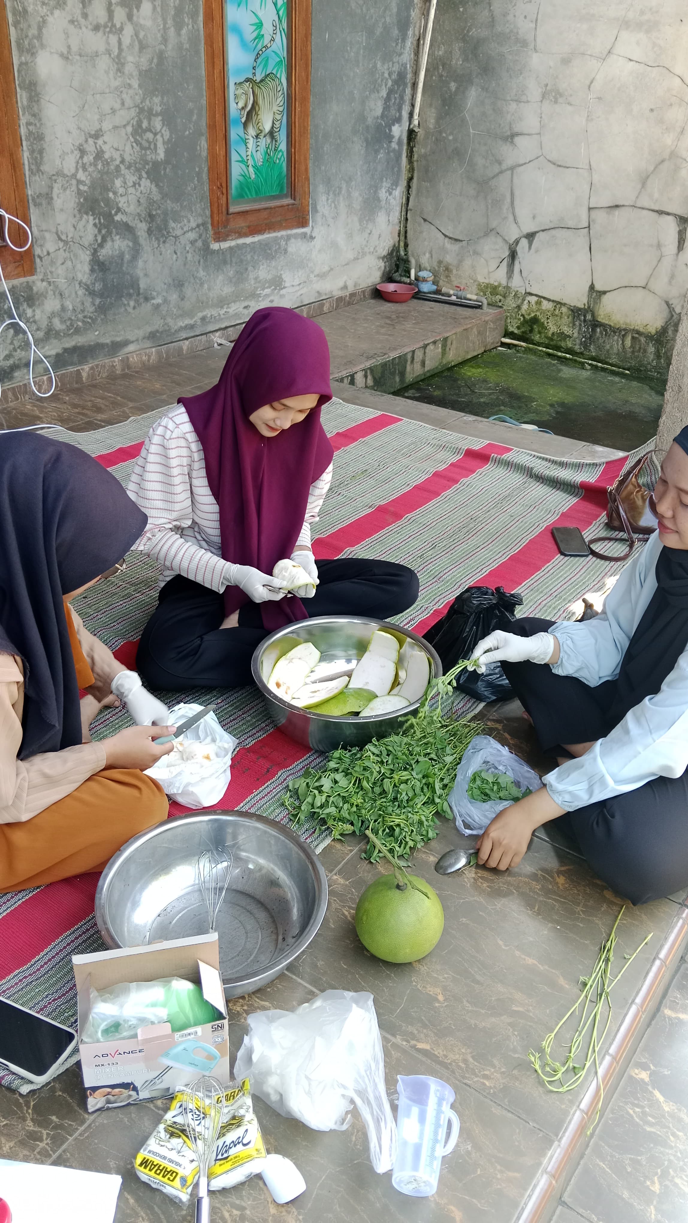 Proses pembuatan sabun cuci piring PAMELIA